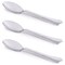 Smarty Had A Party Shiny Metallic Groove Silver Plastic Spoons (600 Spoons), 600PK 7959SGR-CASE - alternate 2